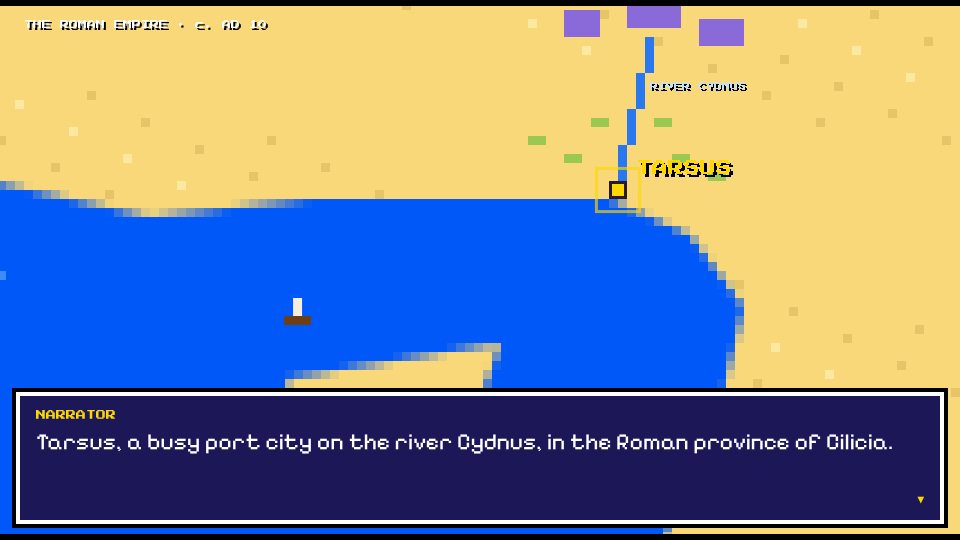 A pixel map of the eastern Mediterranean zooming in on Tarsus